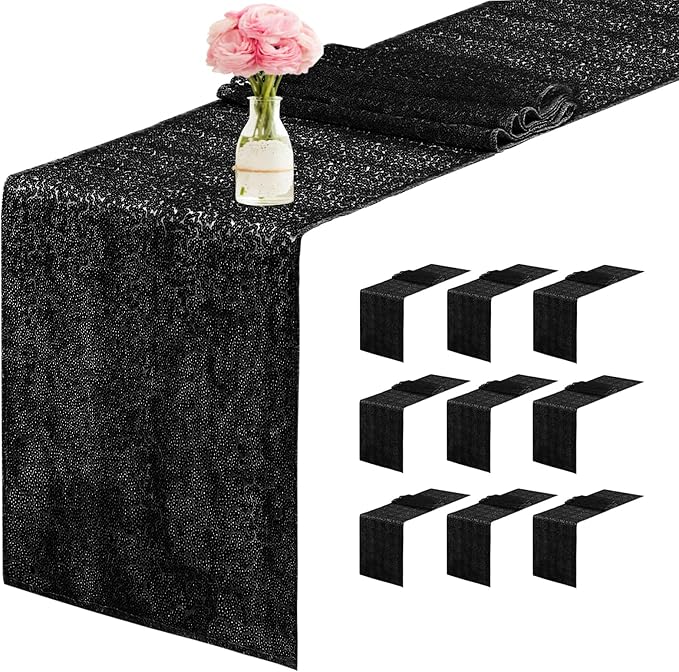 10 Packs 12 x 72 inches Sequin Table Runner by Unknown