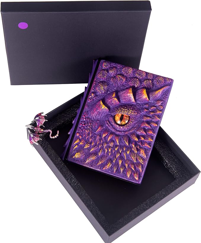 3D Dragon Eye Embossed Journal, Resin Engraving Notebook, Dnd notebook - Image 5