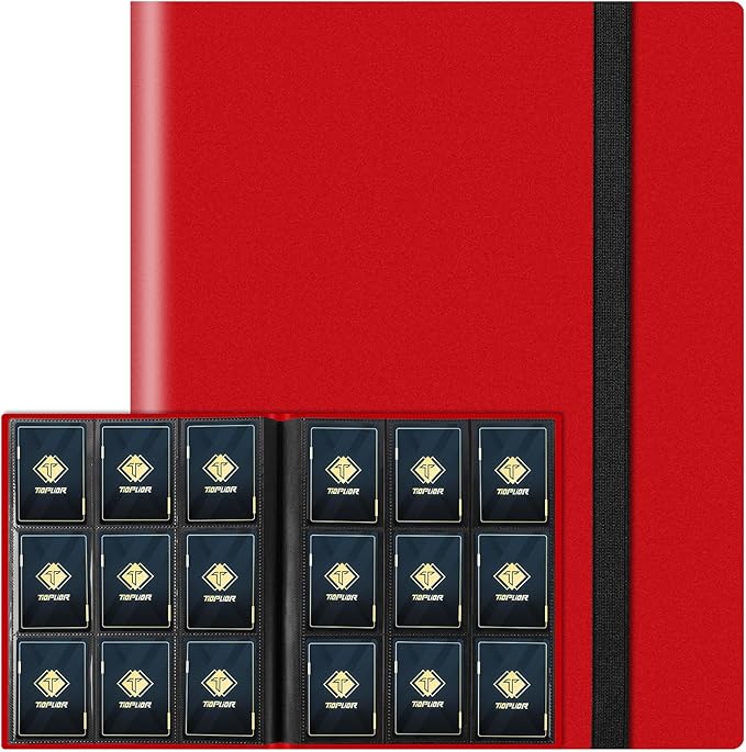 Trading Card Binder 9 Pocket, 360 Pockets Collectible Trading Card Album by TiopLior
