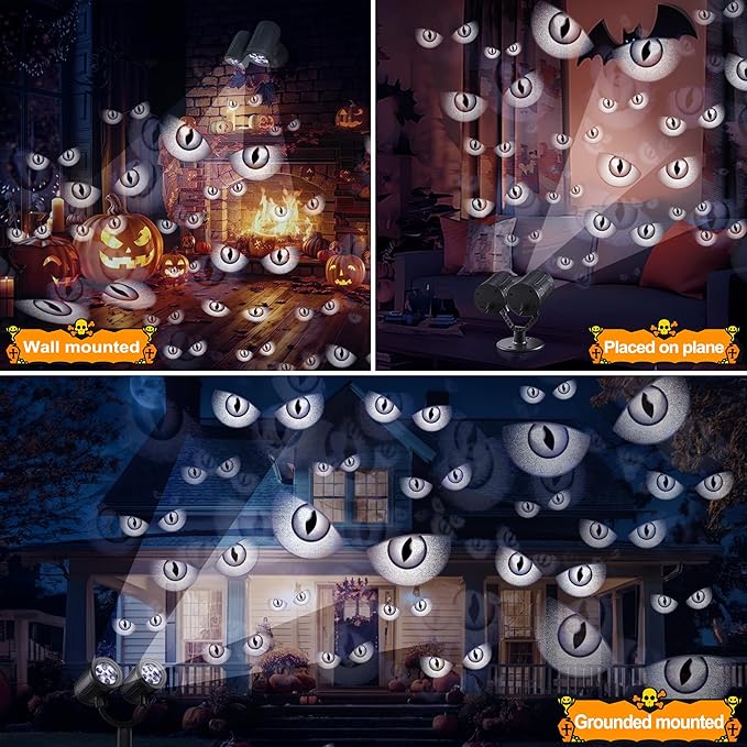 Halloween Lights Projector, Halloween Decorations Lighting Projector, - Image 2