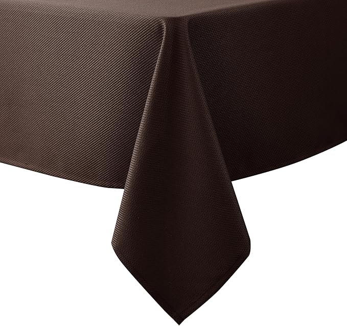 Biscaynebay Textured Fabric Tablecloths 60x108 Inches Rectangular, Wedding and by Biscaynebay