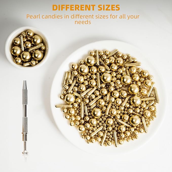 Kasvan Gold Mix Sugar Sprinkles - Image 2