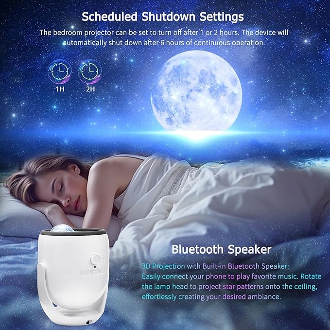 3D Galaxy Projector Night Light Projector - Image 4
