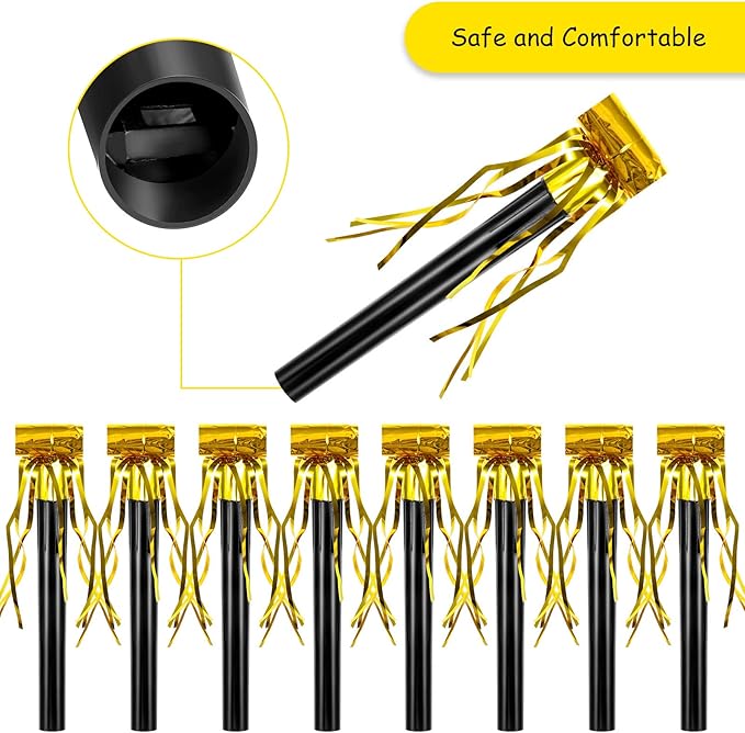 Skylety 18 Pcs Party Blower Noisemakers Party Squawkers Blowouts Whistles - Image 3