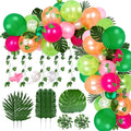 FEPITO 124Pcs Tropical Balloons Garland Kit by FEPITO