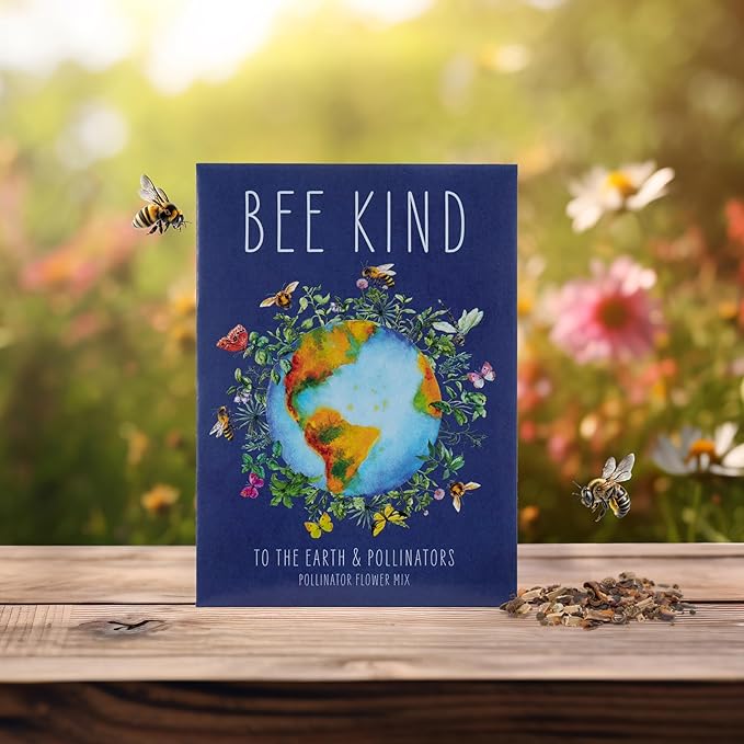Bentley Seed Co. | Bee Kind Planet | Illustrated Bee Flower Seed Packets | Help - Image 8