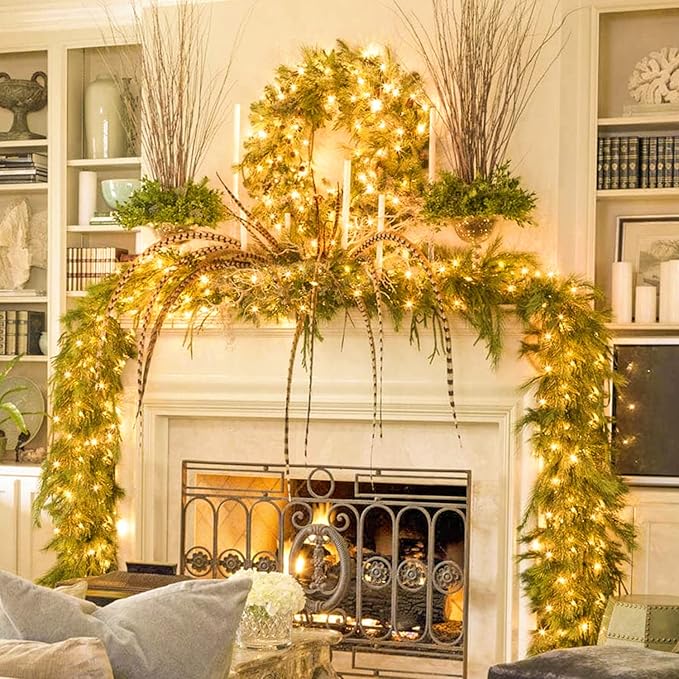 JMEXSUSS Connectable Warm White Christmas Lights Indoor Outdoor, 91.5ft 250 LED - Image 5