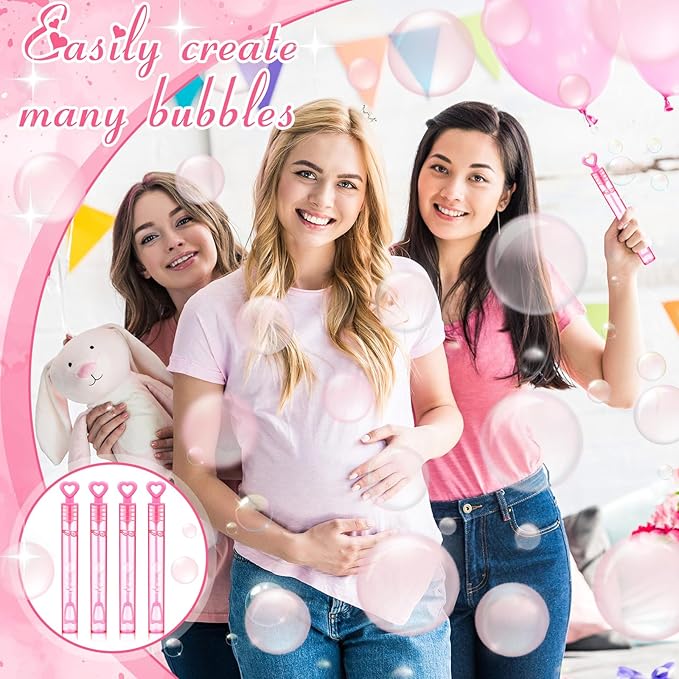 150 Pcs Bubble Wands Bulk for Wedding Party Mini Heart Wand - Image 5