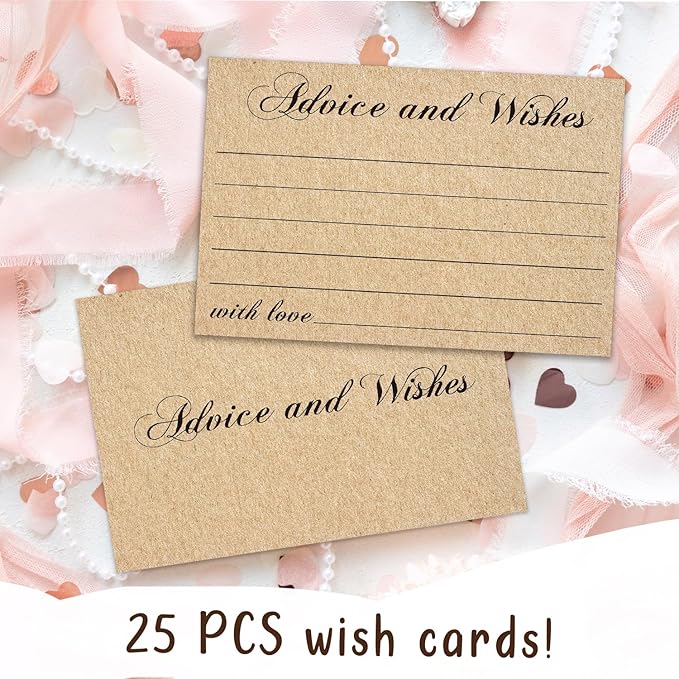 Advice and Wishes Cards, Double-sided Blank Cards Suitable - Image 3