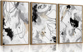 myusuar 3 Piece Large Modern Abstract Canvas Framed Wall Art by Unknown