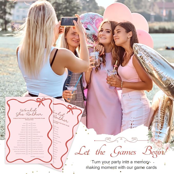 DEEKA 30 PCS Bridal Shower Games Card - Image 5