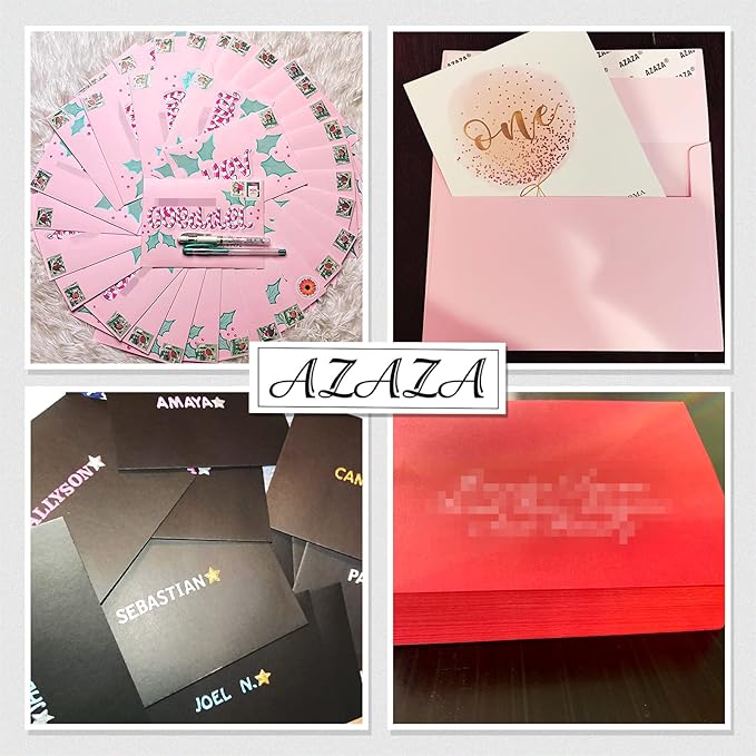 100 Pack A7 Pink Invitation 5x7 Envelopes - Image 5