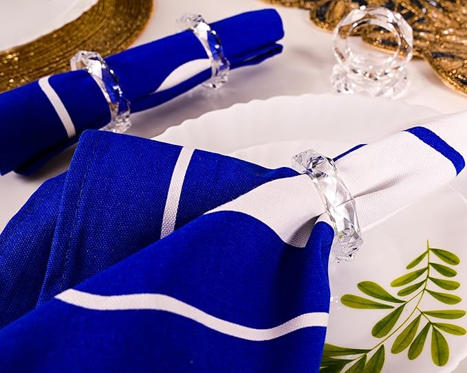 Transparent Acrylic Napkin Rings - Image 7