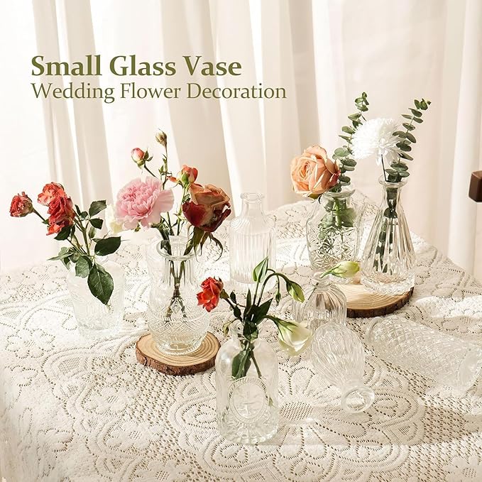 12pcs Mini Bud Vases As Wedding Centerpieces - Image 6