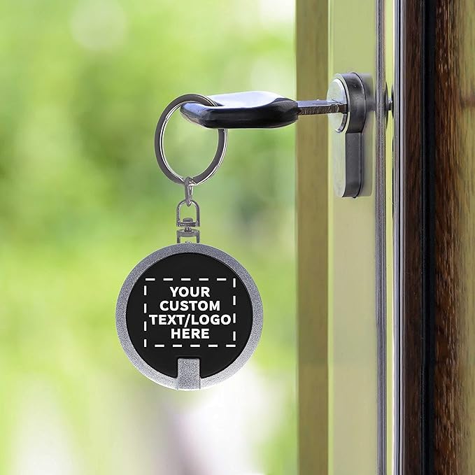 DISCOUNT PROMOS 100 Round LED Keychains - Image 6