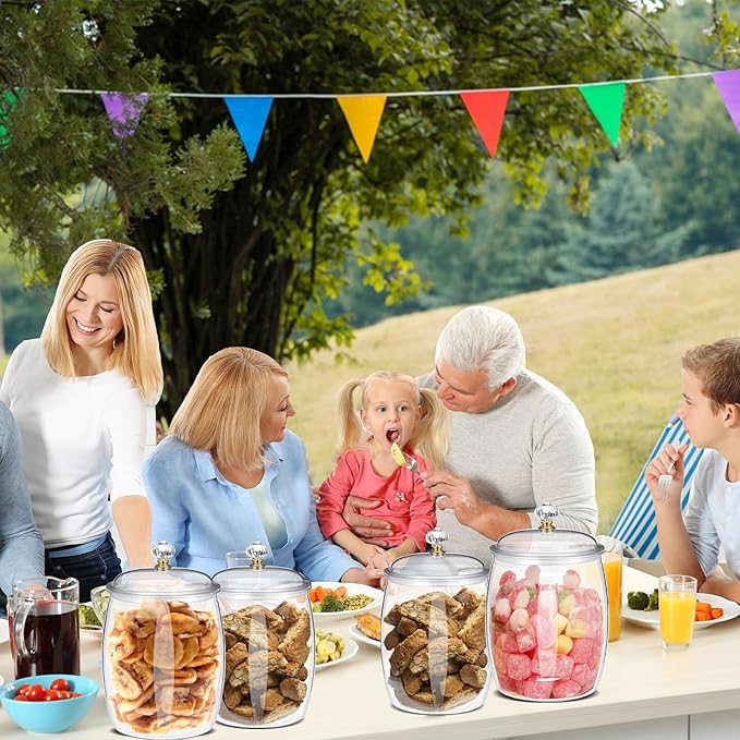 6 Pcs 64 oz Candy and Cookie Jar - Image 5