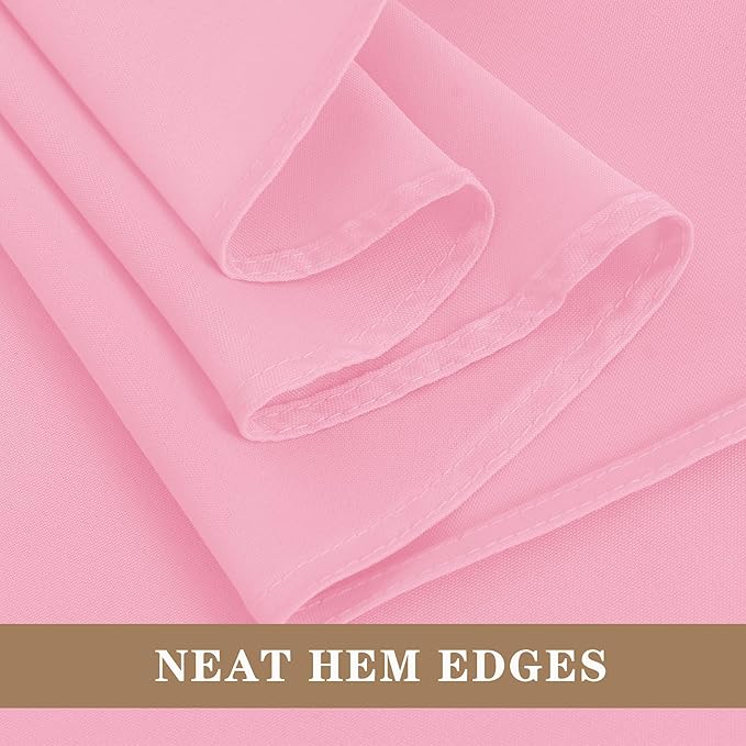 Fitable Pink Tablecloths for Rectangle Tables, 6 Pack - Image 4