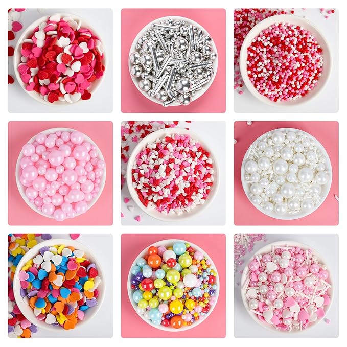 Edible Confetti Sprinkles, Colorful Round Cake Decoration - Image 7