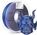 AMOLEN Silk PLA 3D Printer Filament, Dual Color Black Blue PLA 1.75mm, Shiny by AMOLEN