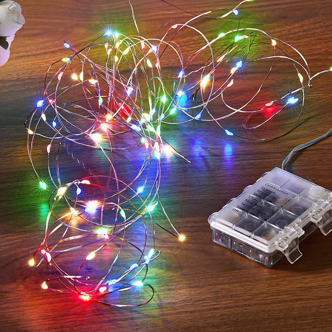 1 Pack 32.8 Ft. Battery Operated Outdoor String Lights - Image 3
