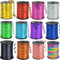 GIFTEXPRESS 12 Rolls Glitter Curling Ribbons Assortment by GIFTEXPRESS