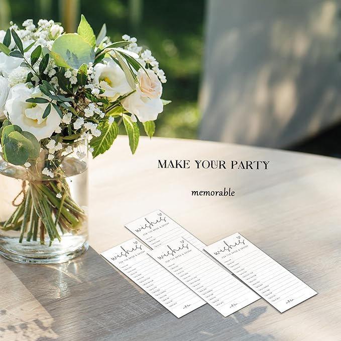 Bridal Shower Games, Wishes for The Newlyweds, Wedding Shower Games for Guests - Image 5