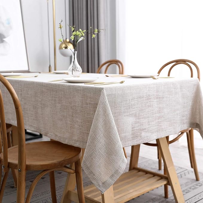 maxmill Flaxy Faux Linen Table Cloth - Image 2