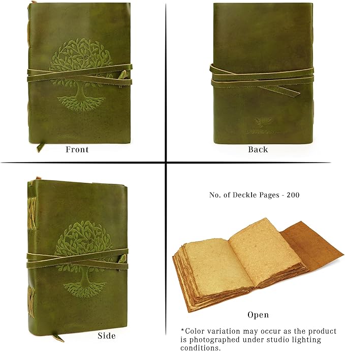 LUXEORIA Tree Of Life Leather Journal - Image 6