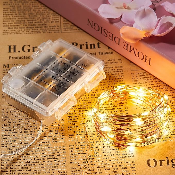 1 Pack 32.8 Ft. Battery Operated Outdoor String Lights - Image 2
