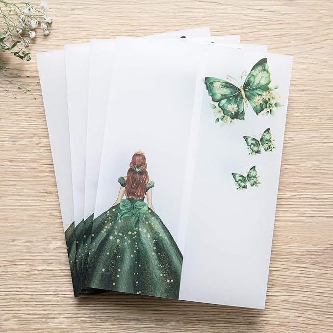 PONATIA 50 PCS Vellum Jackets for 5x7 Invitations - Image 2