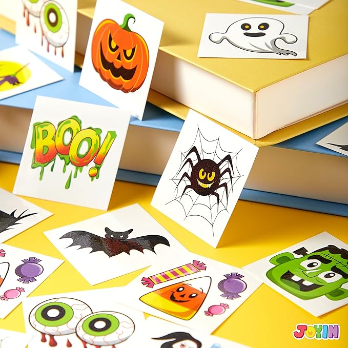 JOYIN 144 PCS Halloween Temporary Tattoos - Image 7