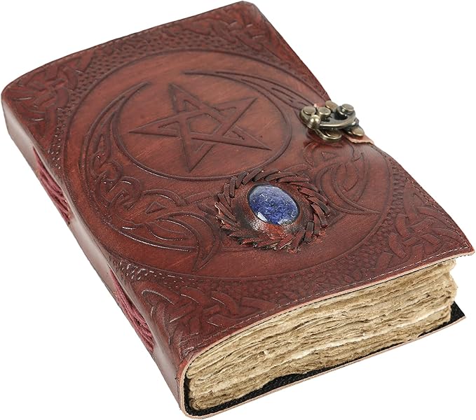 Vintage Leather Journal Handmade Buffalo Non-Refillable Deckle Edge Paper – by KomalsPassionLeather