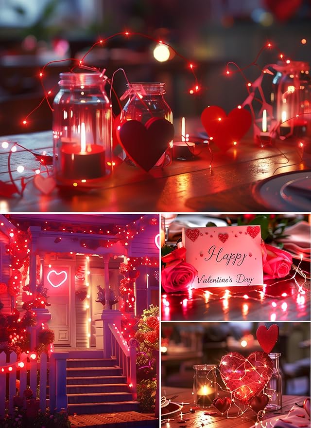 33Ft 100 LED Outdoor String Lights, Waterproof Twinkle Lights - Image 7