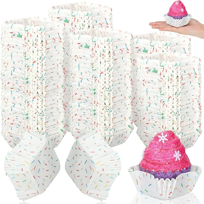 Tanlade 350 Pcs Square Mini Cupcake Liners Disposable Brownie Baking Pan Liners by Tanlade