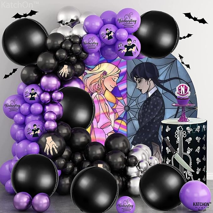 KatchOn, Big Matte Black Foil Balloons - Image 8