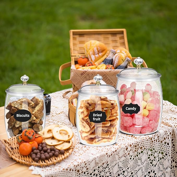 4 Pcs 64 oz 90 oz Candy and Cookie Jar - Image 3