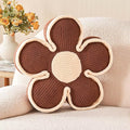 Soft Flower Shaped Floor Cushion, Decorative Throw Pillow, Plush Bedroom by Kcvvcr