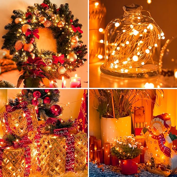 6 Pack Fairy Lights Battery Operated - 7ft 20 Led Twinkle Lights 3 Modes - Image 6