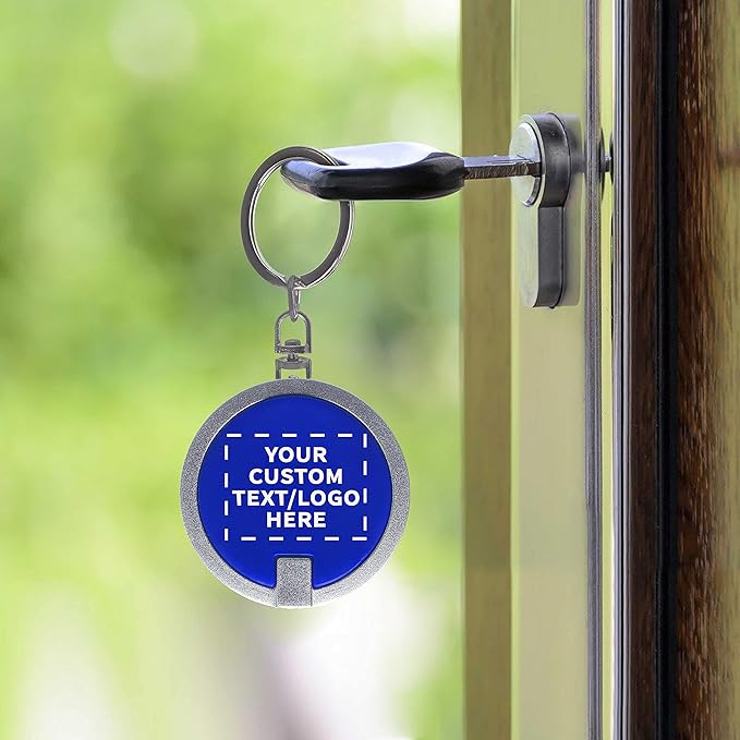 DISCOUNT PROMOS 10 Round LED Keychains - Image 6