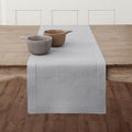 Solino Home Linen Soft Grey Table Runner 120 Inches Long by SolinoHome