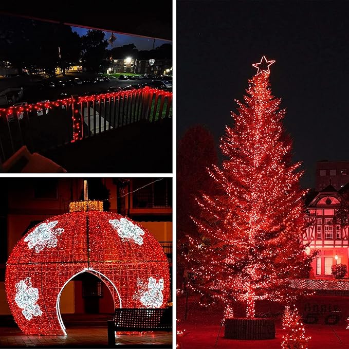 66Ft 200 LED Fairy Lights Plug in, Waterproof String Lights Outdoor and Indoor - Image 4