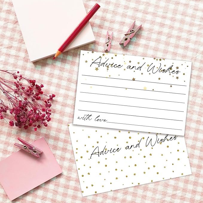 Advice and Wishes Cards, Double-sided Blank Cards - Image 4