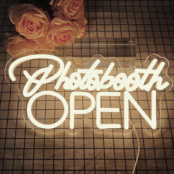 PhotoBooth Neon Sign for Wall Decor Dimmable Photobooth Neon light - Image 2