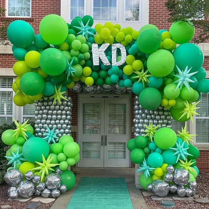 Green Balloons Arch Garland Kit - Image 7