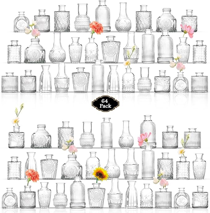 Bud Vases in Bulk 64, Glass Vases by ROLLSCERAY