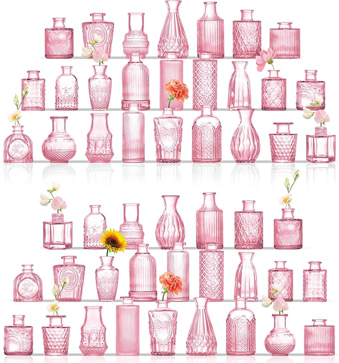 Bud Vases in Bulk 50, Glass Vases by ROLLSCERAY