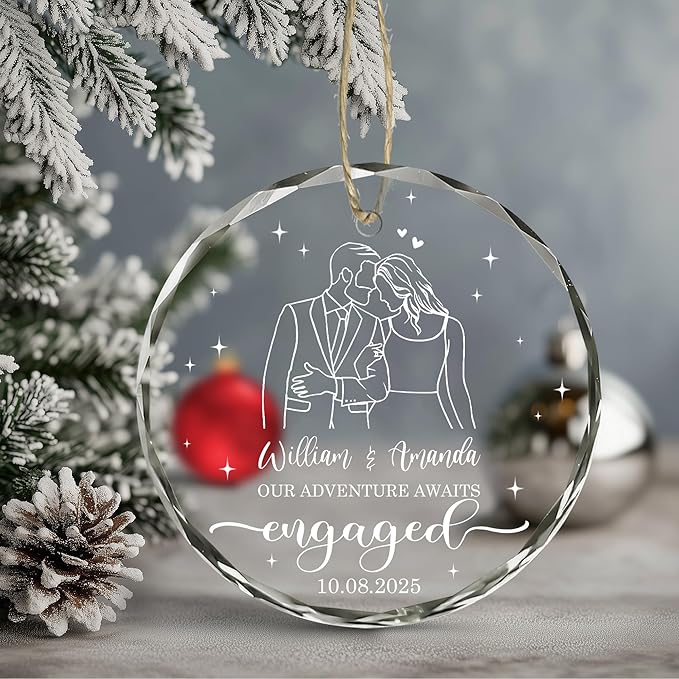 Personalized The Year We Became Mr & Mrs Christmas Ornament- Wedding Gifts - Image 4