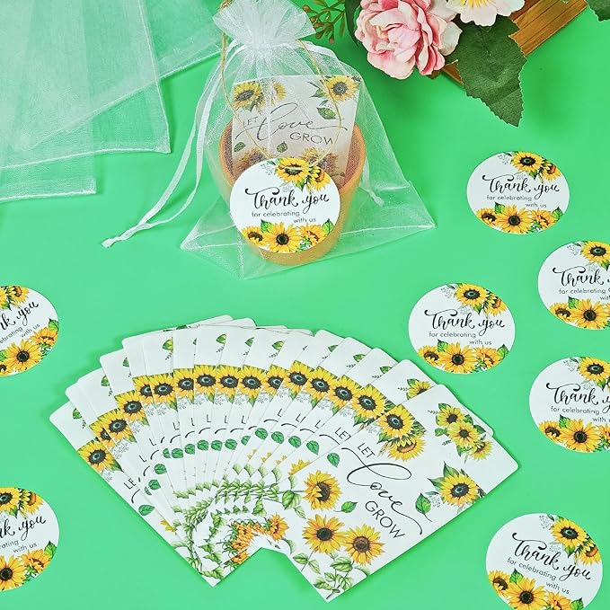 Cinrobiye 50 Sets Let Love Grow Wedding Favors - Image 4