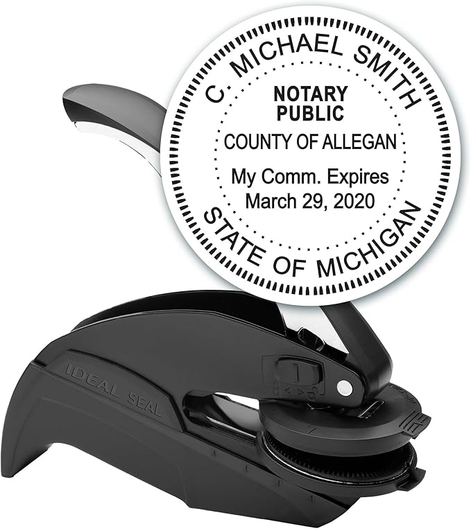 MaxMark Notary Seal Round Embosser by Maxmark