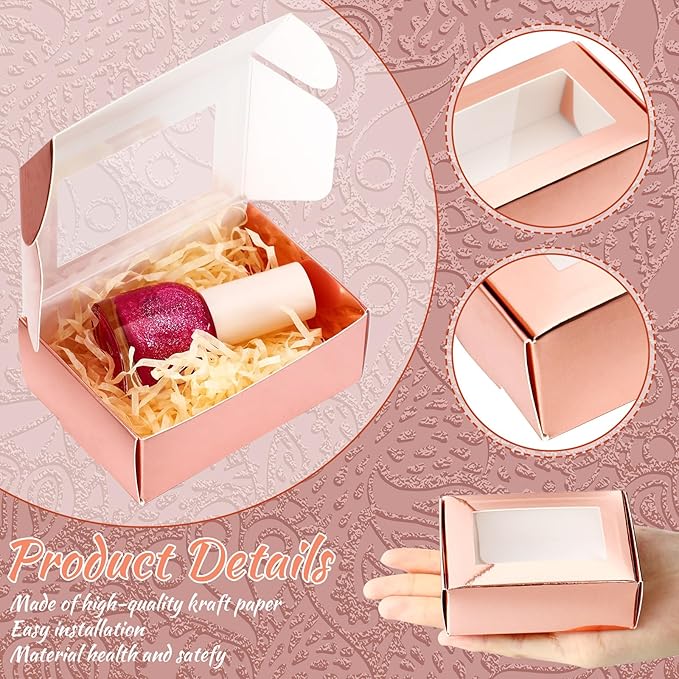 Zonon 30 Pcs Soap Boxes for Homemade Packaging, Mini Kraft Treat Boxes - Image 3